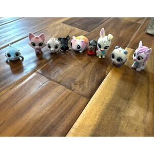 Disney Jr T.O.T.S. Tiny Ones Animal Mixed Lot of 9 Figures Fuzzy Flocked